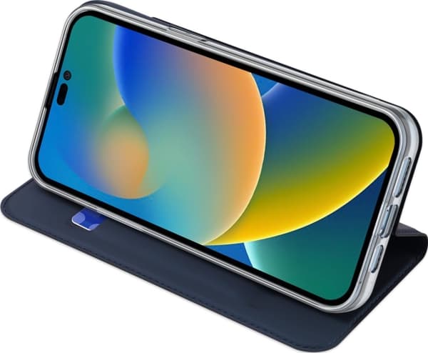 Dux Ducis Dux Ducis Skin Pro hylsterdeksel med klaff iPhone 14 Pro Max blå