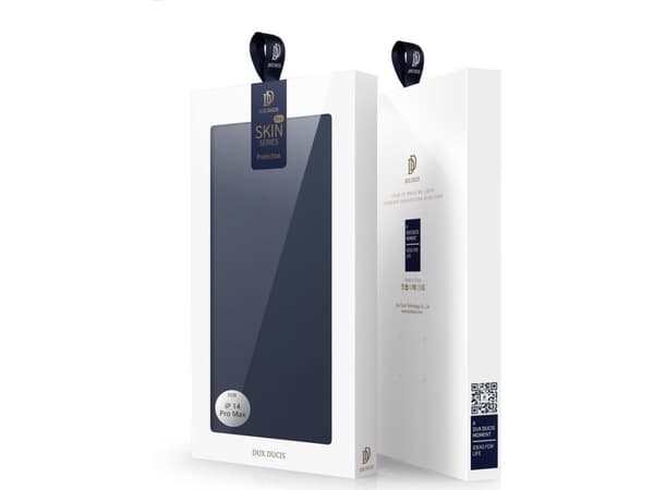Dux Ducis Dux Ducis Skin Pro hylsterdeksel med klaff iPhone 14 Pro Max blå