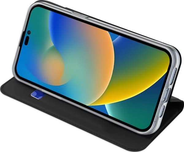 Dux Ducis Dux Ducis Skin Pro hylsterdeksel med klaff iPhone 14 Pro svart