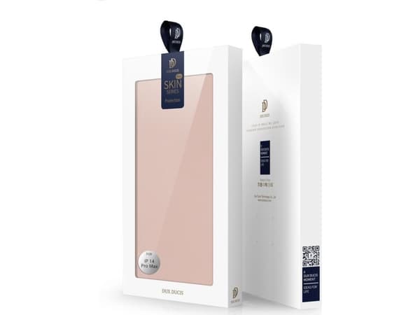Dux Ducis Dux Ducis Skin Pro hylsterdeksel med klaff iPhone 14 Pro Max rosa