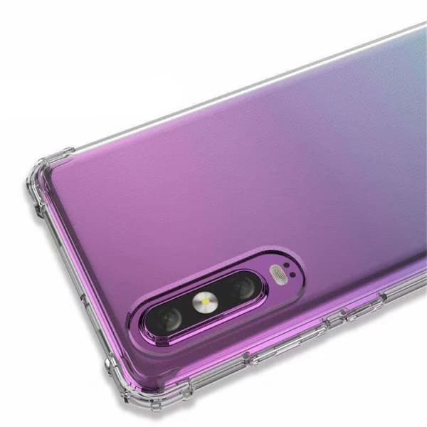 Huawei P30 - Stötdämpande Silikonskal med Skärmskydd