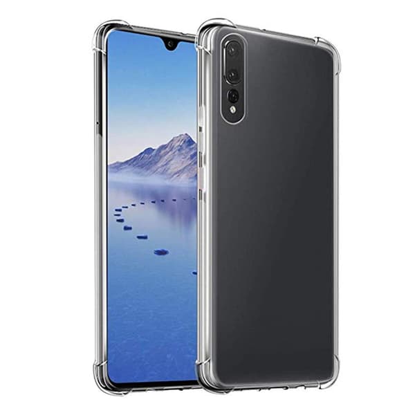 Huawei P30 - Stötdämpande Silikonskal med Skärmskydd