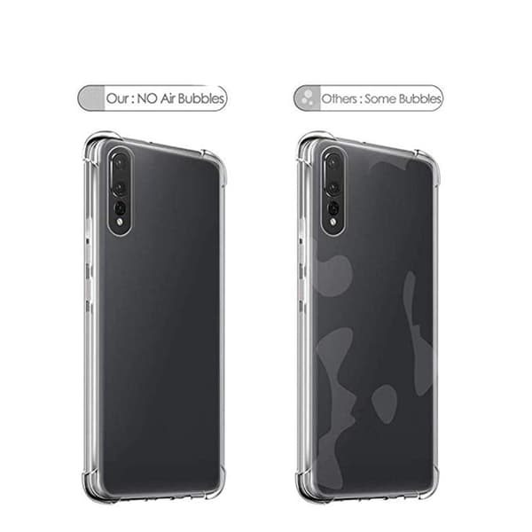 Huawei P30 - Stötdämpande Silikonskal med Skärmskydd