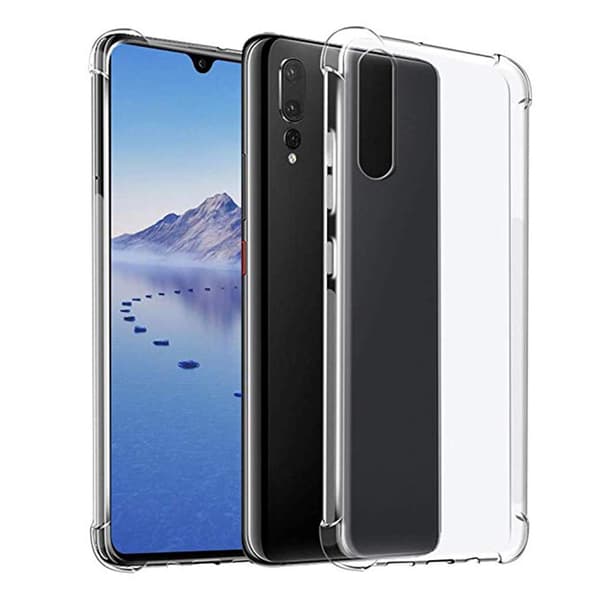 Huawei P30 - Stötdämpande Silikonskal med Skärmskydd