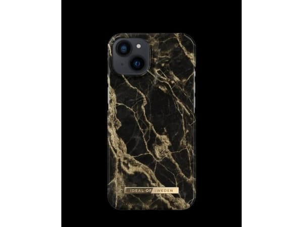 IDEAL OF SWEDEN Printed Case S/S 20 - Baksidedeksel for mobiltelefon - gyllen røykmarmor - for Apple iPhone 13