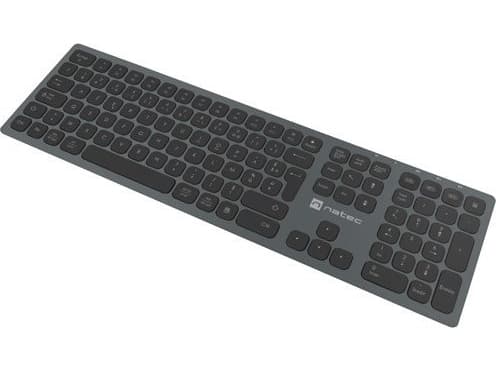 NATEC DOLPHIN FR TRÅDLÖST TANGENTBORD BLUETOOTH + 2.4GHZ X-SAX ALUMINIUM SLIM