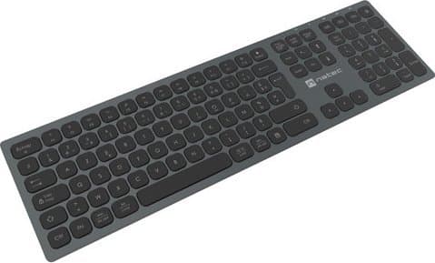 NATEC DOLPHIN FR TRÅDLÖST TANGENTBORD BLUETOOTH + 2.4GHZ X-SAX ALUMINIUM SLIM