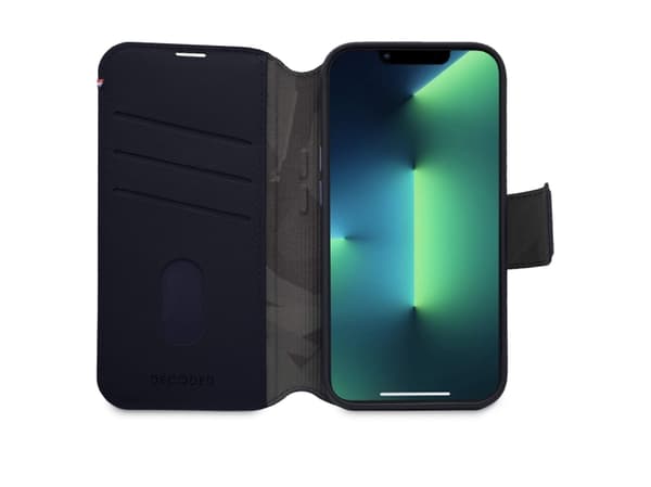 Decoded D23IPO14MDW5NY, Lommebok-etui, Apple, iPhone 14 Plus, 17 cm (6.7"), Marineblå
