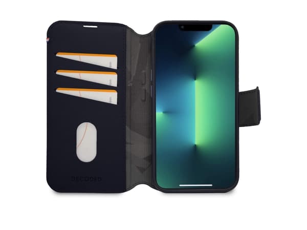 Decoded D23IPO14MDW5NY, Lommebok-etui, Apple, iPhone 14 Plus, 17 cm (6.7"), Marineblå