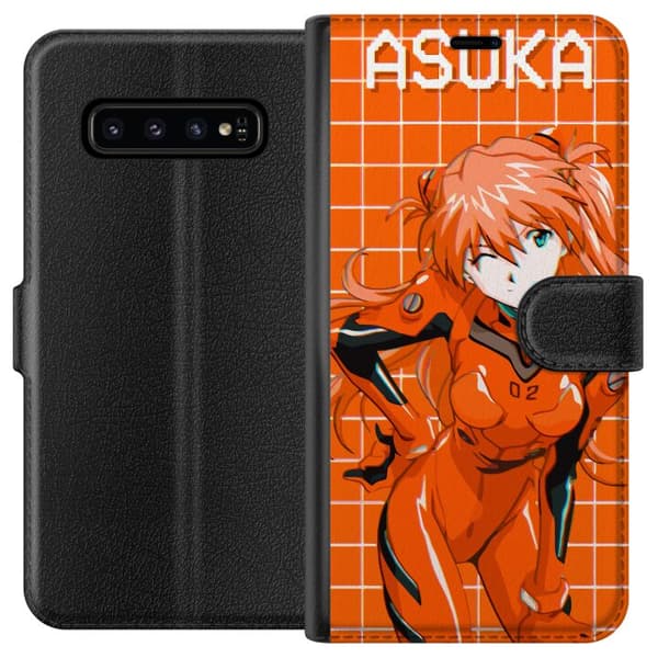 Samsung Galaxy S10 Plånboksfodral Asuka Evangelion