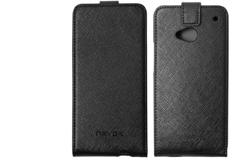 nevox 1153, Flip case, HTC, One, Svart
