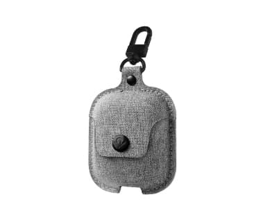 Twelve South AirSnap - Kuulokekotelo - twill - sumu - Apple AirPods -puhelimille (1. sukupolvi, 2. sukupolvi)