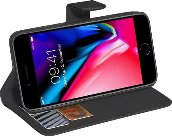 PEDEA 50160467, Etui, Apple, iPhone 7/8, 11,9 cm (4.7"), Sort