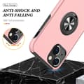 Miniatyrbild 3 av 7: iPhone 14 Hybrid skal med Finger Ring - Rosa