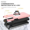 Miniatyrbild 4 av 7: iPhone 14 Hybrid skal med Finger Ring - Rosa