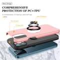 Miniatyrbild 4 av 7: iPhone 14 Pro Hybrid skal med Finger Ring - Rosa
