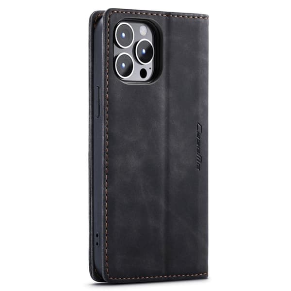 CASEME Lommebok-deksel iPhone 14 Pro Max - Svart