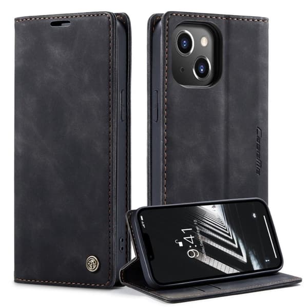 CASEME Plånboksfodral iPhone 14 Plus - Svart