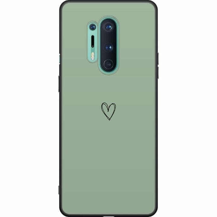 OnePlus 8 Pro Svart Skal Hjärta