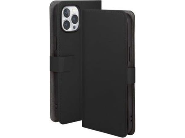 Veske Uniq UNIQ bok Travel Apple iPhone 14 Pro Max svart / midnattssvart