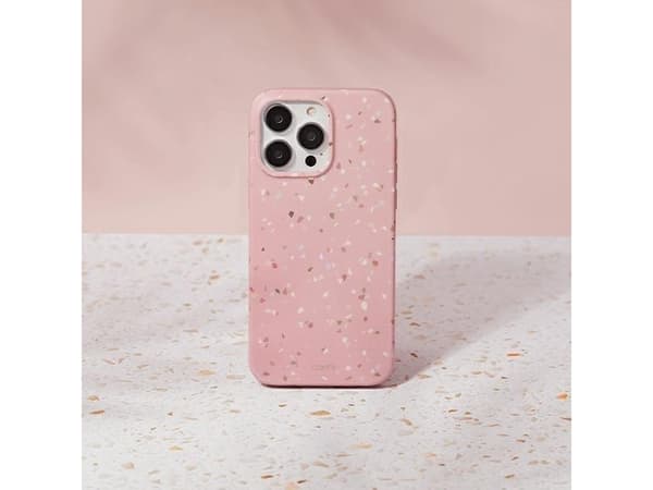Veske UNIQ Coehl Terrazzo Apple iPhone 14 Pro Max rosa/korallrosa