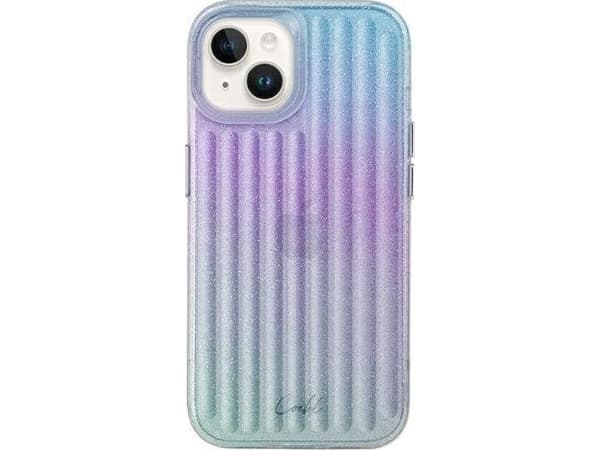 Blå Uniq Coehl Linear Deksel til iPhone 14 - Rosa og Blå