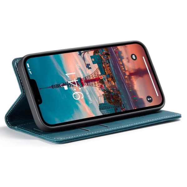 CASEME Plånboksfodral iPhone 14 Plus - Blå