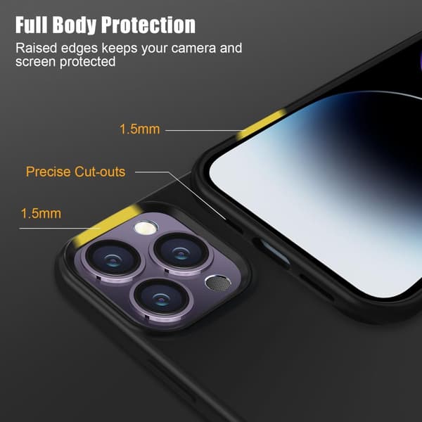 Phonet Mobilskal iPhone 14 Pro -  Black