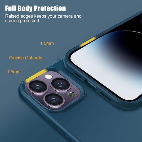 Phonet Mobilskal iPhone 14 Pro -  Dark Blue