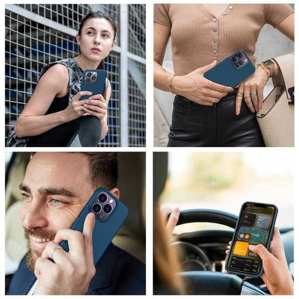 Phonet Mobilskal iPhone 14 Pro -  Dark Blue
