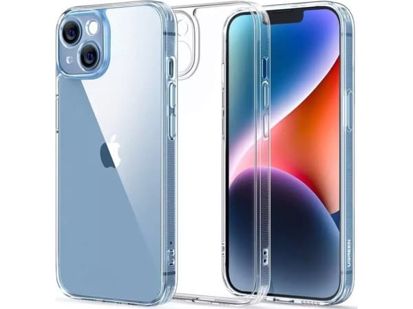 Ugreen Classy Clear Enhanced Protective Protective Case for iPhone 14 Plus Transparent (LP618) with Gel Frame Classy Clear Enhanced Protective Case
