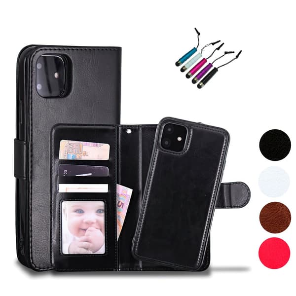 iPhone 12 Pro Max - Læder cover / Beskyttelse White