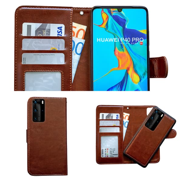 Huawei P40 Pro - Læder cover / Beskyttelse