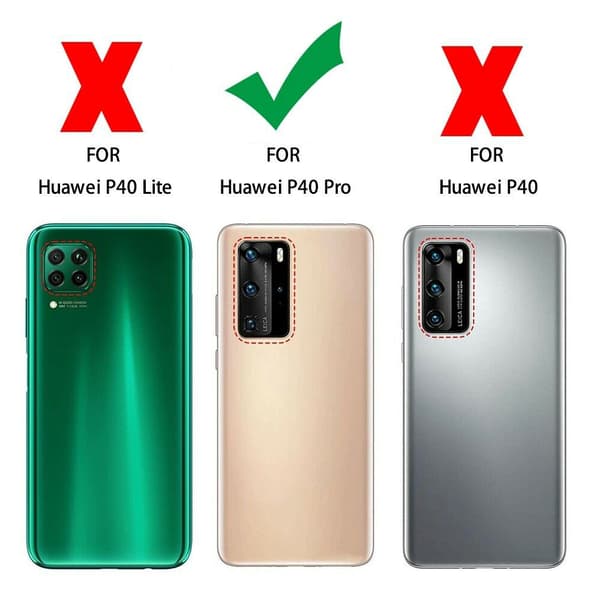 Huawei P40 Pro - Læder cover / Beskyttelse