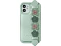 Miniatyrbilde 1 av 5: Kingxbar Kingxbar Sweet Series gel-deksel dekorert med originale Swarovski-krystaller med stativ for iPhone 12 Pro / iPhone 12 grønn