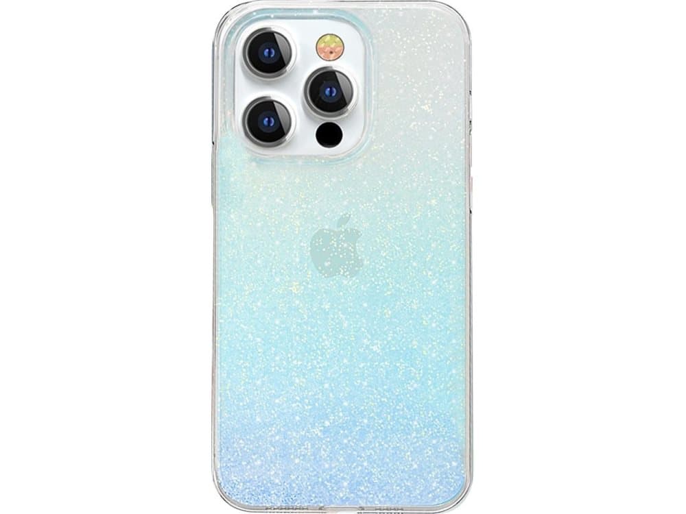 Kingxbar Kingxbar Streamer Series Luxury Elegant Case for iPhone 13 Pro Blue (Glitter)