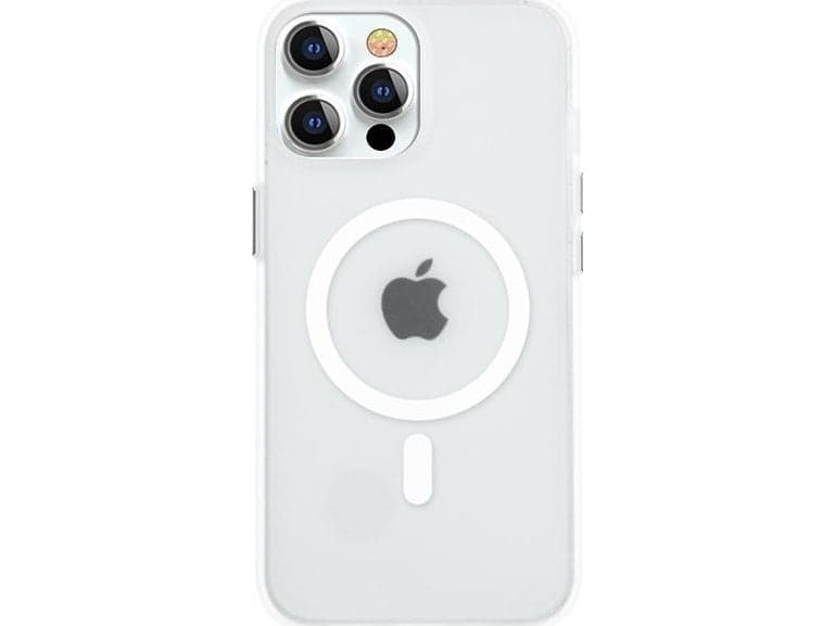 Kingxbar PQY Elegant Series Magnetic Case for iPhone 13 Housing Cover White (MagSafe Compatible)