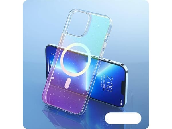 Kingxbar Kingxbar PQY Elegant Series Magnetic Case for iPhone 13 Pro deksel hvit (MagSafe-kompatibel)