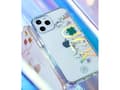 Miniatyrbilde 5 av 5: Kingxbar Kingxbar Lucky Series-deksel dekorert med original Swarovski Crystals iPhone 12 mini gjennomsiktig (Clover) universal