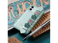 Miniatyrbilde 2 av 5: Kingxbar Kingxbar Sweet Series gel-deksel dekorert med originale Swarovski-krystaller med stativ iPhone 12 Pro / iPhone 12 svart