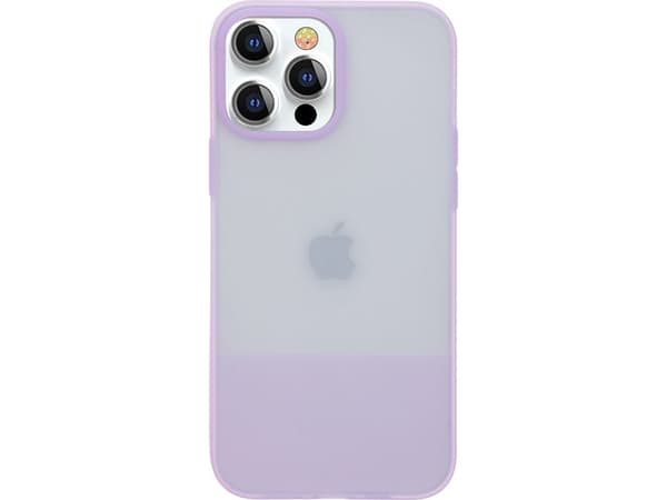 Kingxbar Kingxbar Plain Series fodral för iPhone 13 silikonfodral lila