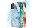 Pikkukuva 5 / 5: Kingxbar Kingxbar Agate Series tyylikäs akaatti painettu tapauksessa iPhone 12 mini vihreä universaali