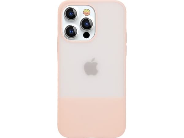 Kingxbar Kingxbar Plain Series deksel til iPhone 13 Pro Max silikondeksel rosa