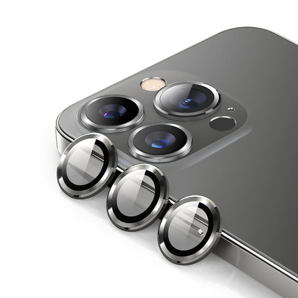 Enkay Kameraskydd iPhone 13 Pro/ iPhone 13 Pro Max Härdat Glas Grafit