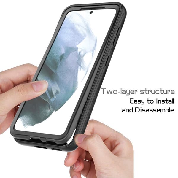 Allround Cover Skal Samsung Galaxy S21 FE Svart