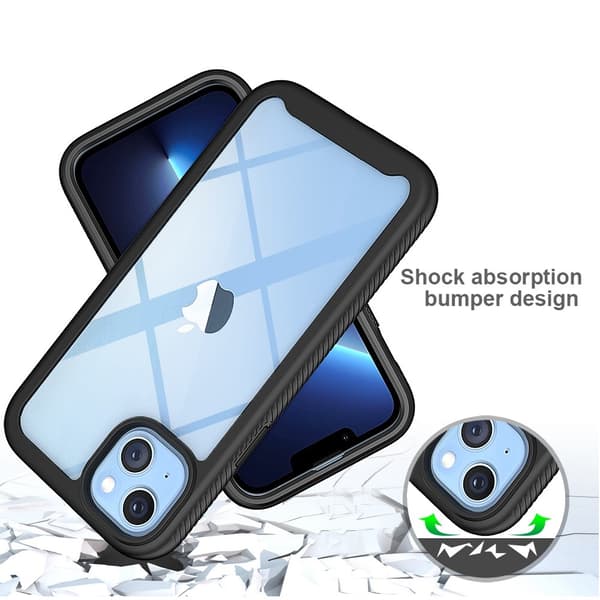 360 Full Cover Case iPhone 14 Plus Black