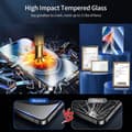 Miniatyrbild 9 av 11: Auto Dust Removal Härdat Glas Skärmskydd iPhone 13 Pro Max