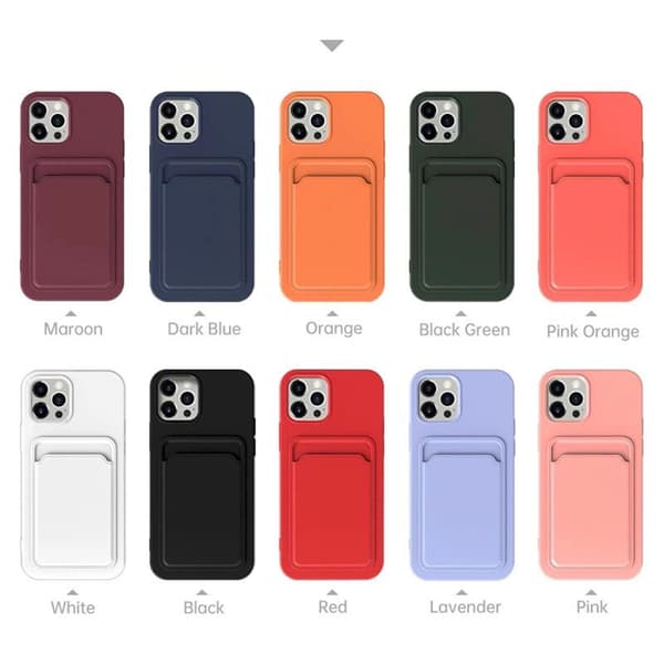 iPhone 14 Pro - Praktiskt Floveme Skal med Korthållare