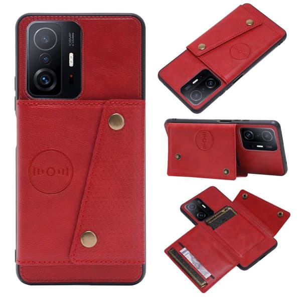 Xiaomi Mi 11T - Praktiskt Stilrent Skal med Korthållare