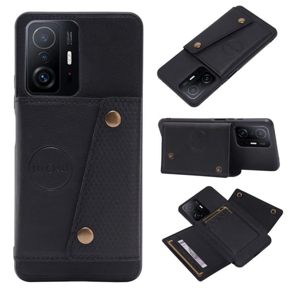 Xiaomi Mi 11T - Praktiskt Stilrent Skal med Korthållare